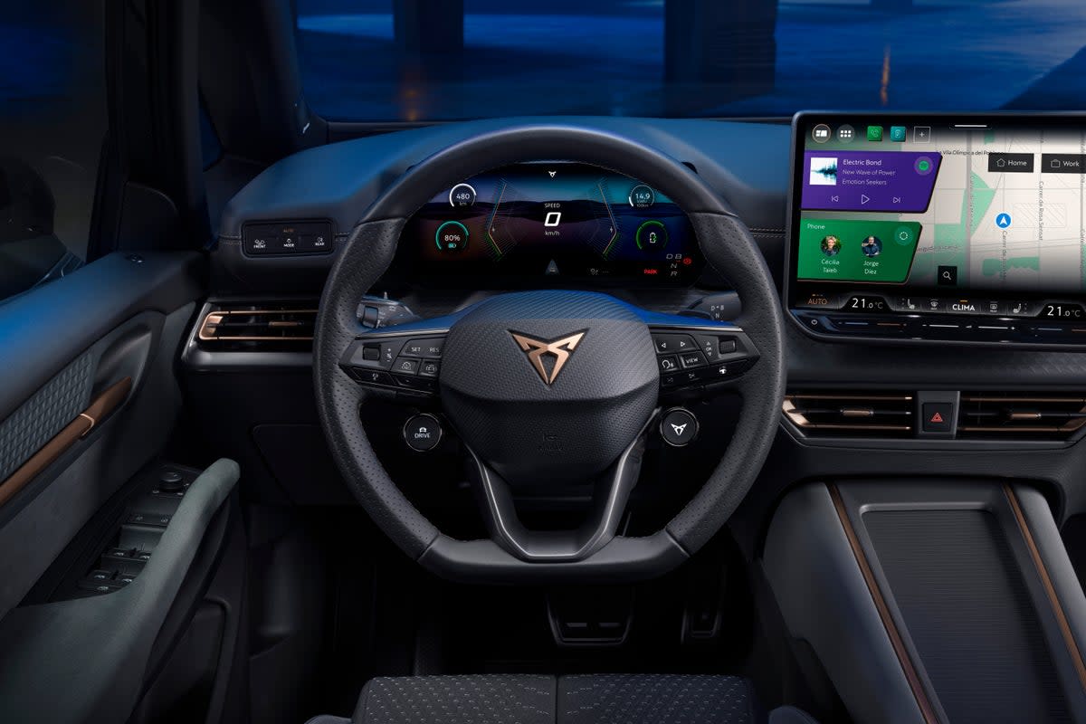 The Cupra Born's cabin gets a quality upgrade and a new, larger driver display (Cupra)