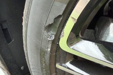 Does this need replacing? Brand new tyre just smashed the curb