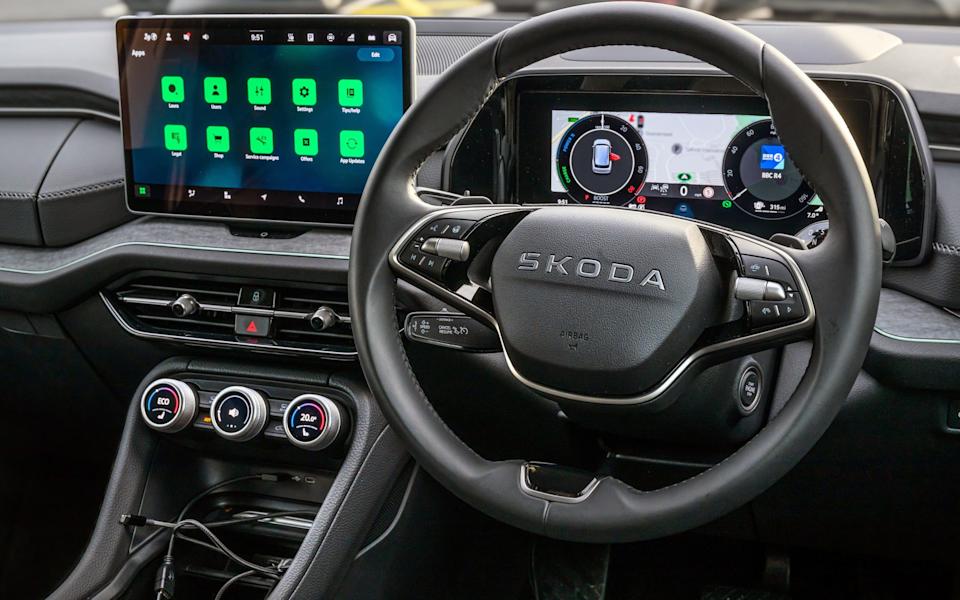 The Kodiaq's interior