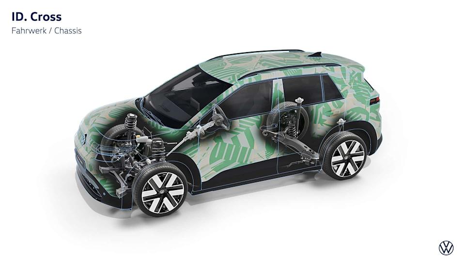 VW ID Cross series version disguised on factory pictures (2026)