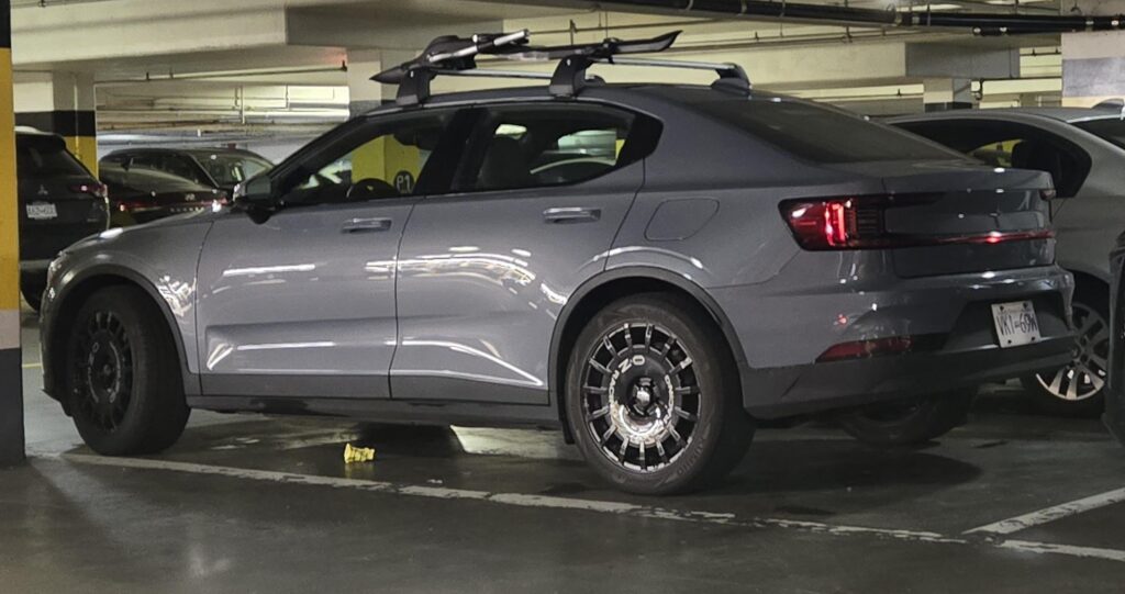 Polestar 2 on OZ Racing wheels, the official car of...?