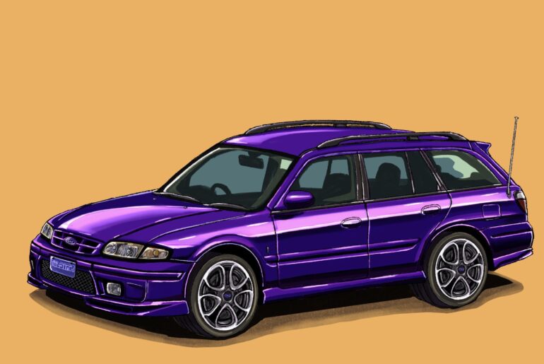 Artwork: 1998 Ford Telstar 2.5 V6 4WD Wagon