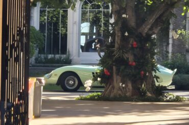 I dropped an Uber passenger off at the house of the owner of the actual Pistachio [Ferrari 250 GTO] ($35 million just sitting in the driveway 😳)