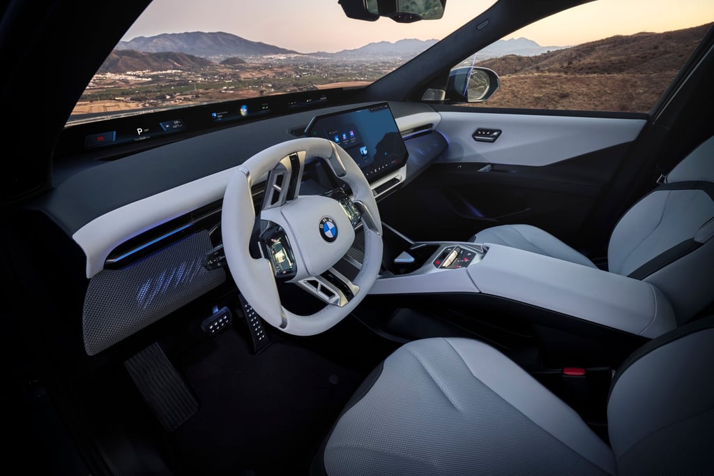 The new design has four high-performance computers, a new BMW Panoramic iDrive control system, and numerous automated features. Photo: Handout
