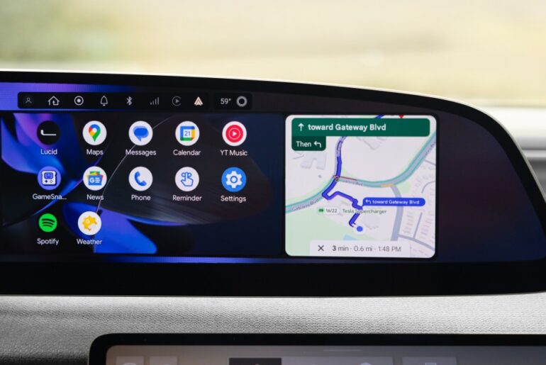 Lucid Gravity gets Apple CarPlay and Android Auto.
