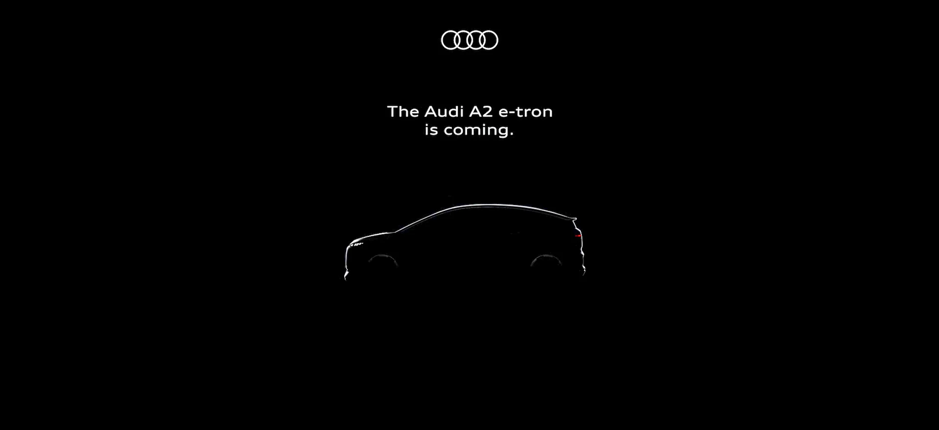 Audi A2 e-tron teaser
