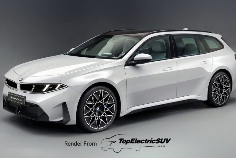BMW i3 Touring electric station wagon previewed following official teaser