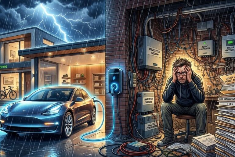 The Illusion of the Rolling Generator and Why Bidirectional Charging is an Expensive Gridlock Today, and How It Evolves Tomorrow