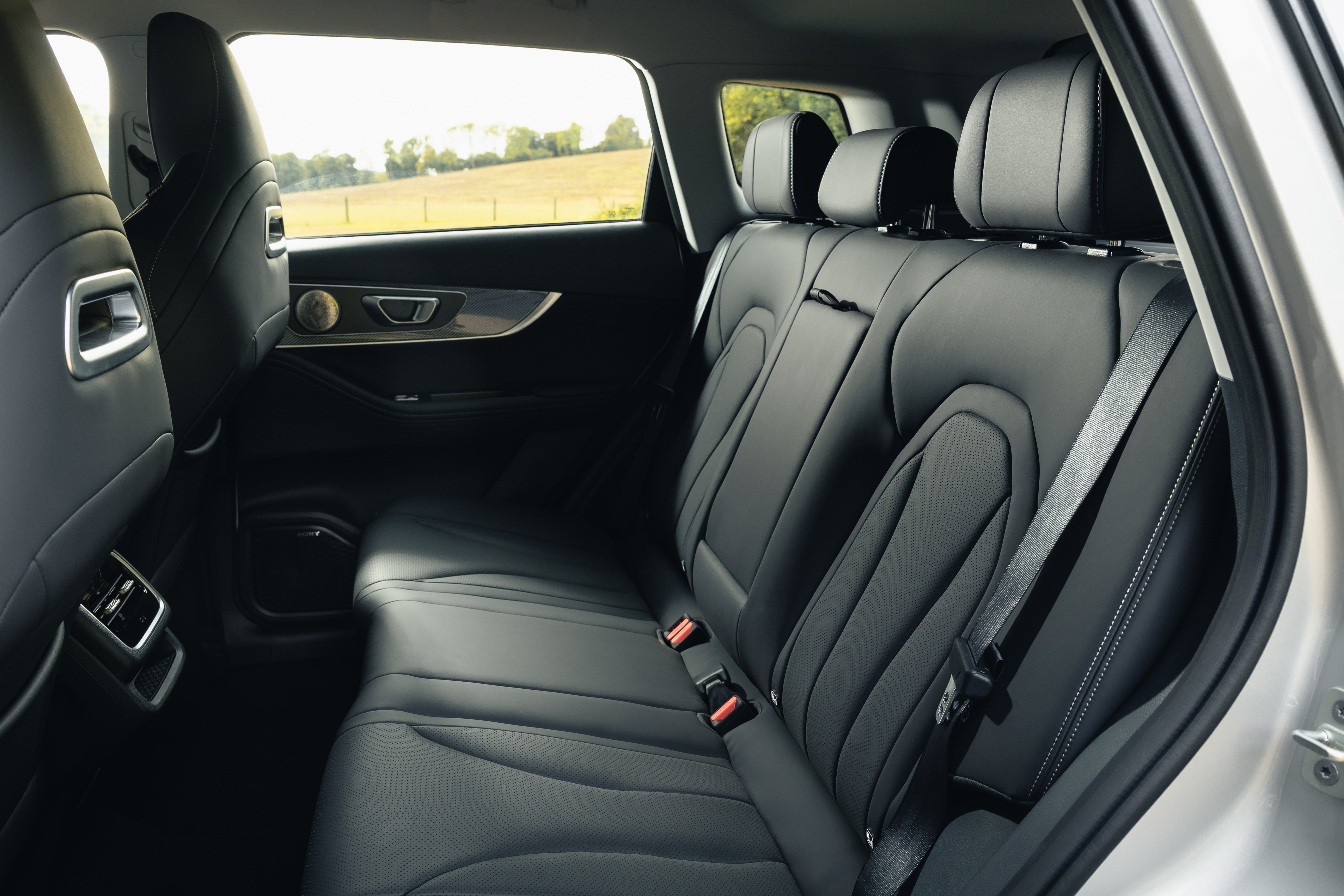 There's decent space in the rear seats of the Chery Tiggo 7