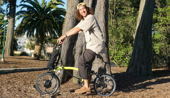 Brompton C Line Folding Ebike