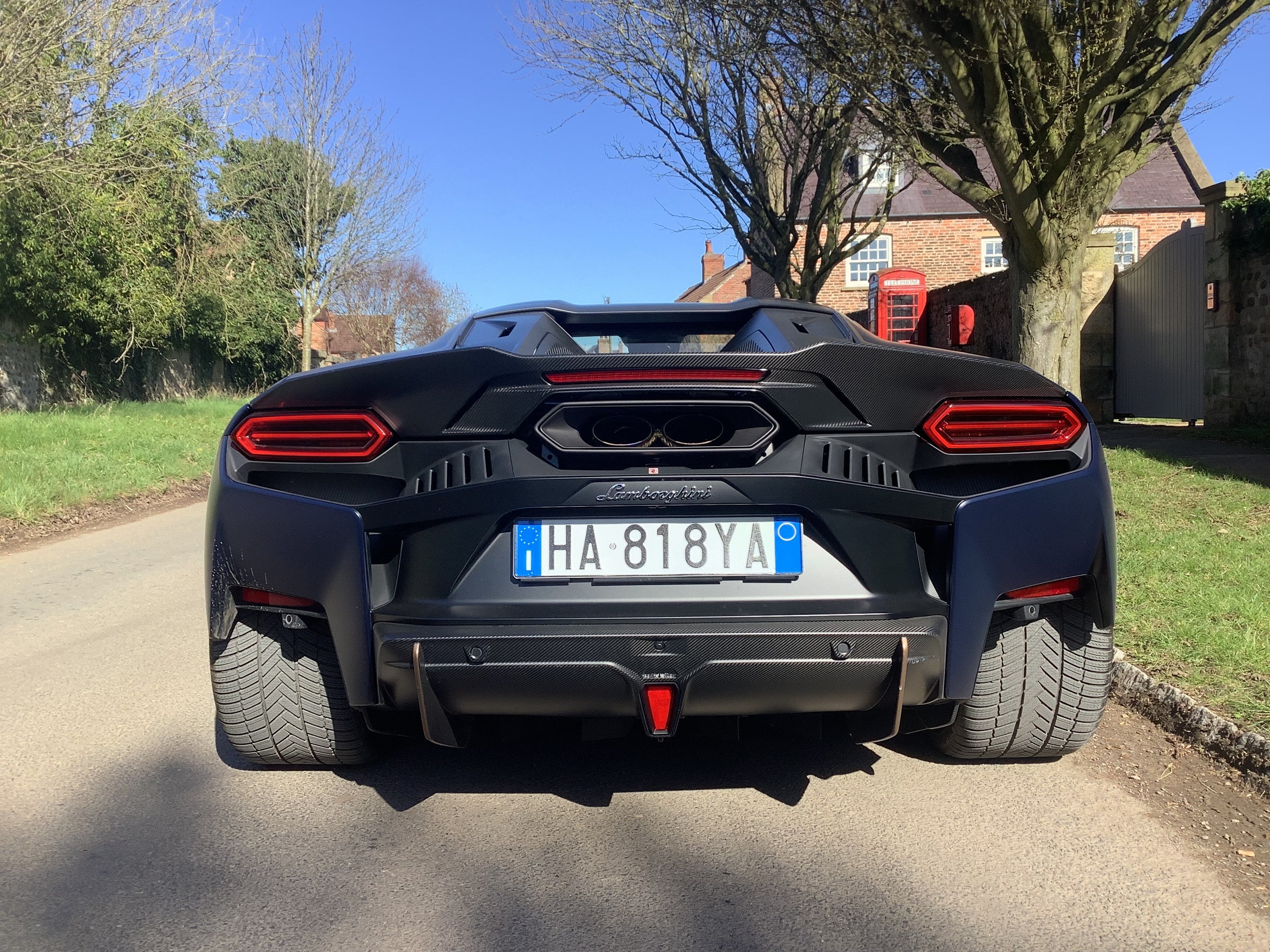Kerb appeal: the Temerario shares similarities in looks to its slightly more raucous predecessor the Huracan