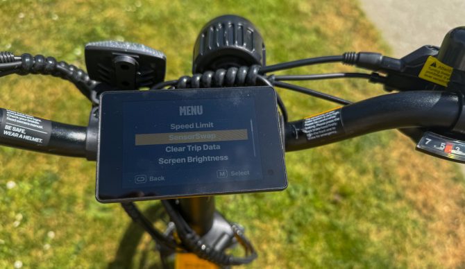 SensorSwap on the Velotric Fold 1 Plus Electric Bike