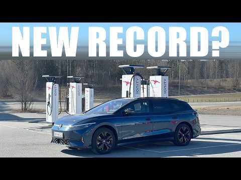 VW ID.7 GTX Tourer | Range Test @120KPH (75MPH) + First Impressions