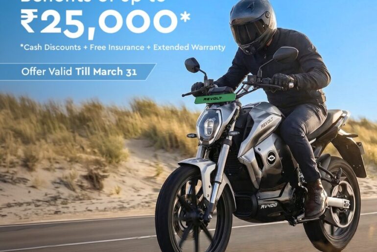 Revolt Motors rolls out March offers with benefits up to Rs 25,000