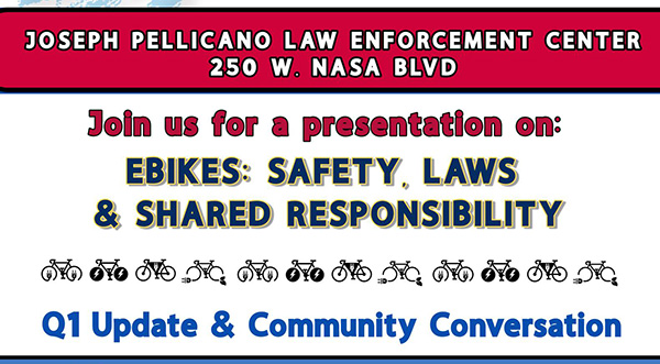 Melbourne Police, Community Leaders Invite Public to E-Bike Safety Meeting on April 9