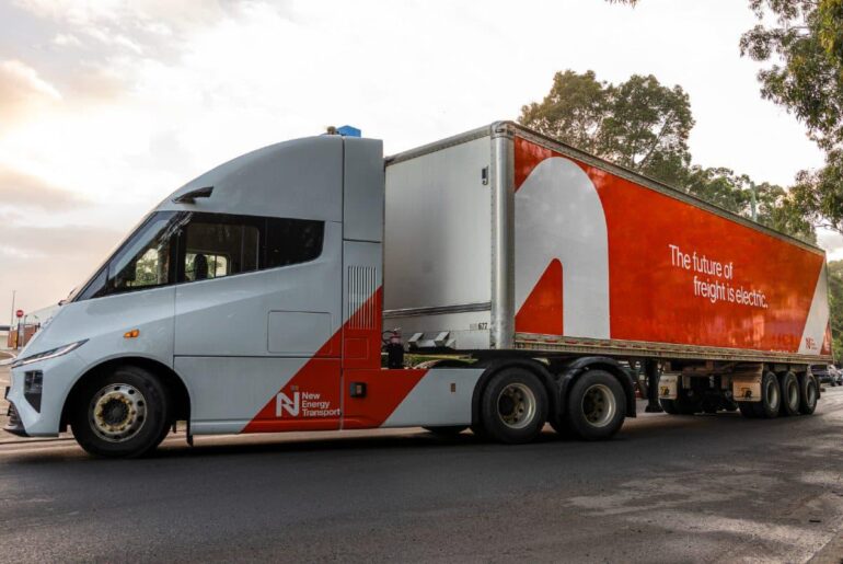 Electric truck completes Sydney to Canberra freight first