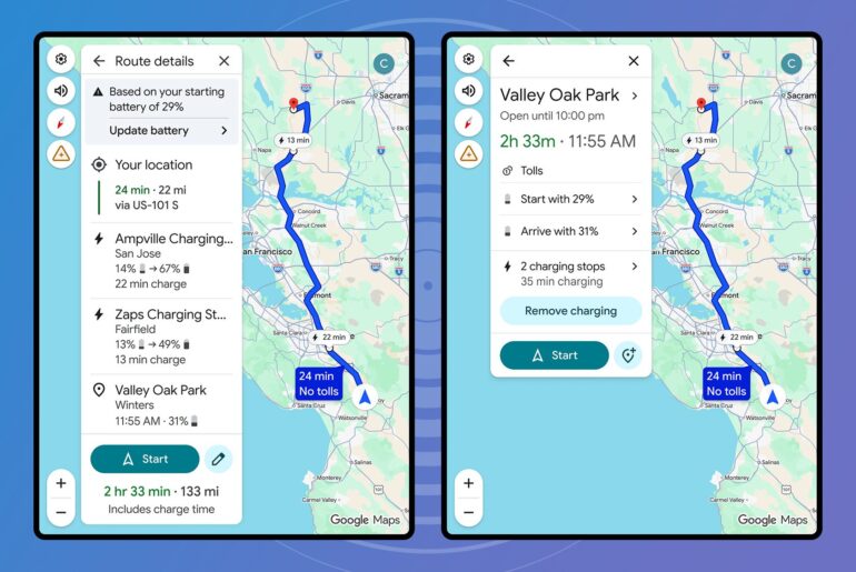 Android Auto just got a major EV route planning upgrade — and improvements to autoplay settings have also been spotted