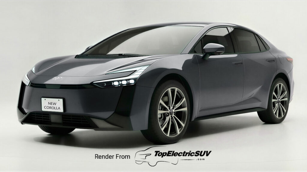 Next-gen Toyota Corolla Hybrid illustration