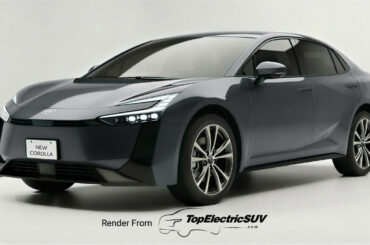 Next-gen Toyota Corolla Hybrid illustration