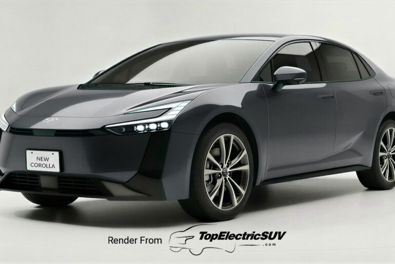 Next-gen Toyota Corolla Hybrid illustration