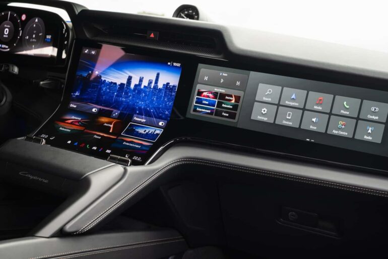 Porsche Cayenne Electric Curved Touchscreen: How Does It Work?