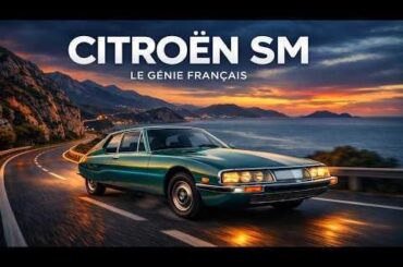 citroen sm : the french car with italian engine