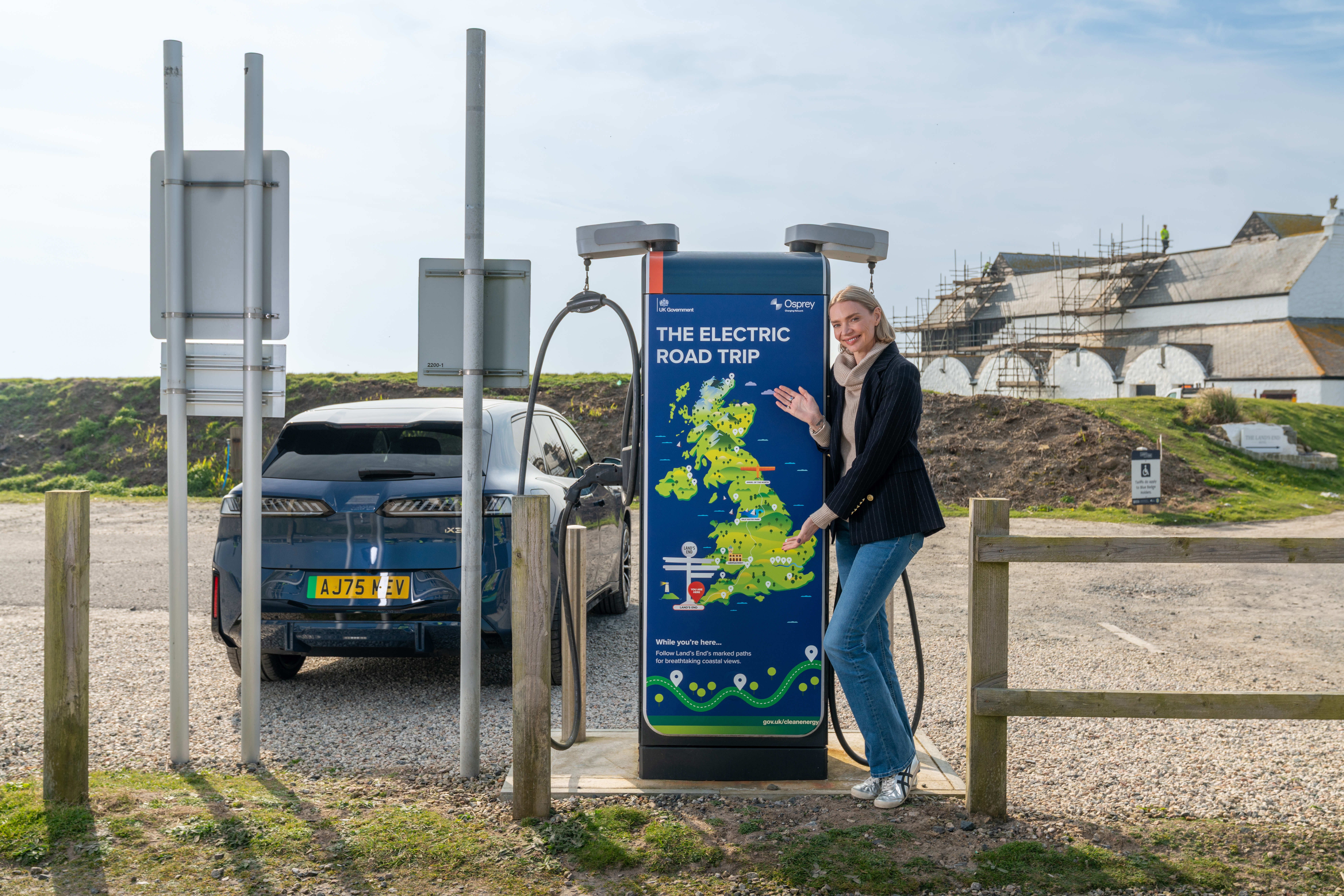 More than 118,000 public charge points are now available nationwide compared with around 60,800 fuel pumps