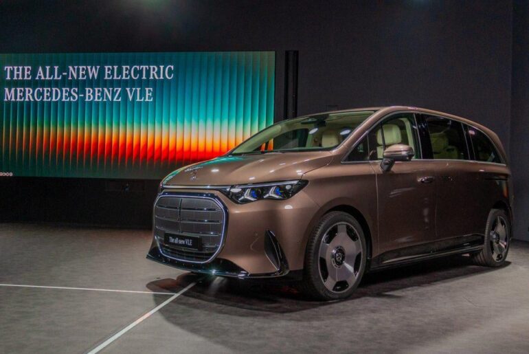 Move Over, Mercedes S-Class, Your Next Black Car Seats Eight and It's an Electric Van