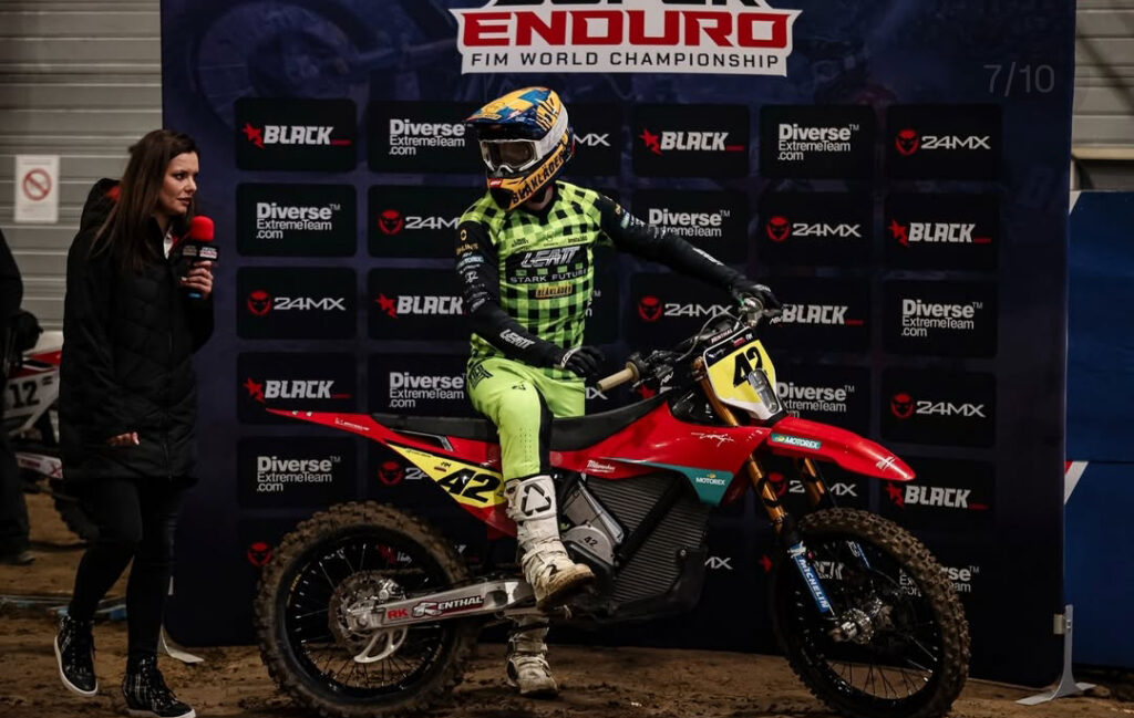 STARK - SuperEnduro FIM - THE PACK - Electric Motorcycle News