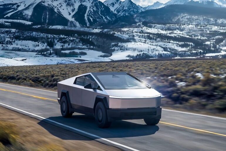 A Tesla Cybertruck Owner Says His Truck Survived a 2-3 Inch Hail Storm Practically Unscathed. He Adds, “My wife's Model 3 Was Destroyed, The Back Glass Completely Shattered & It Had Countless Dents”