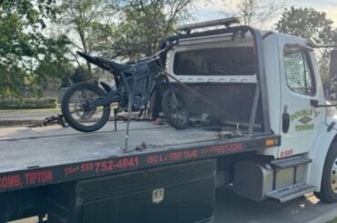 Visalia police issued 15 citations and towed two motorcycles during an enforcement operation targeting illegal e-bike and motorcycle use, particularly involving juveniles. (Visalia PD)