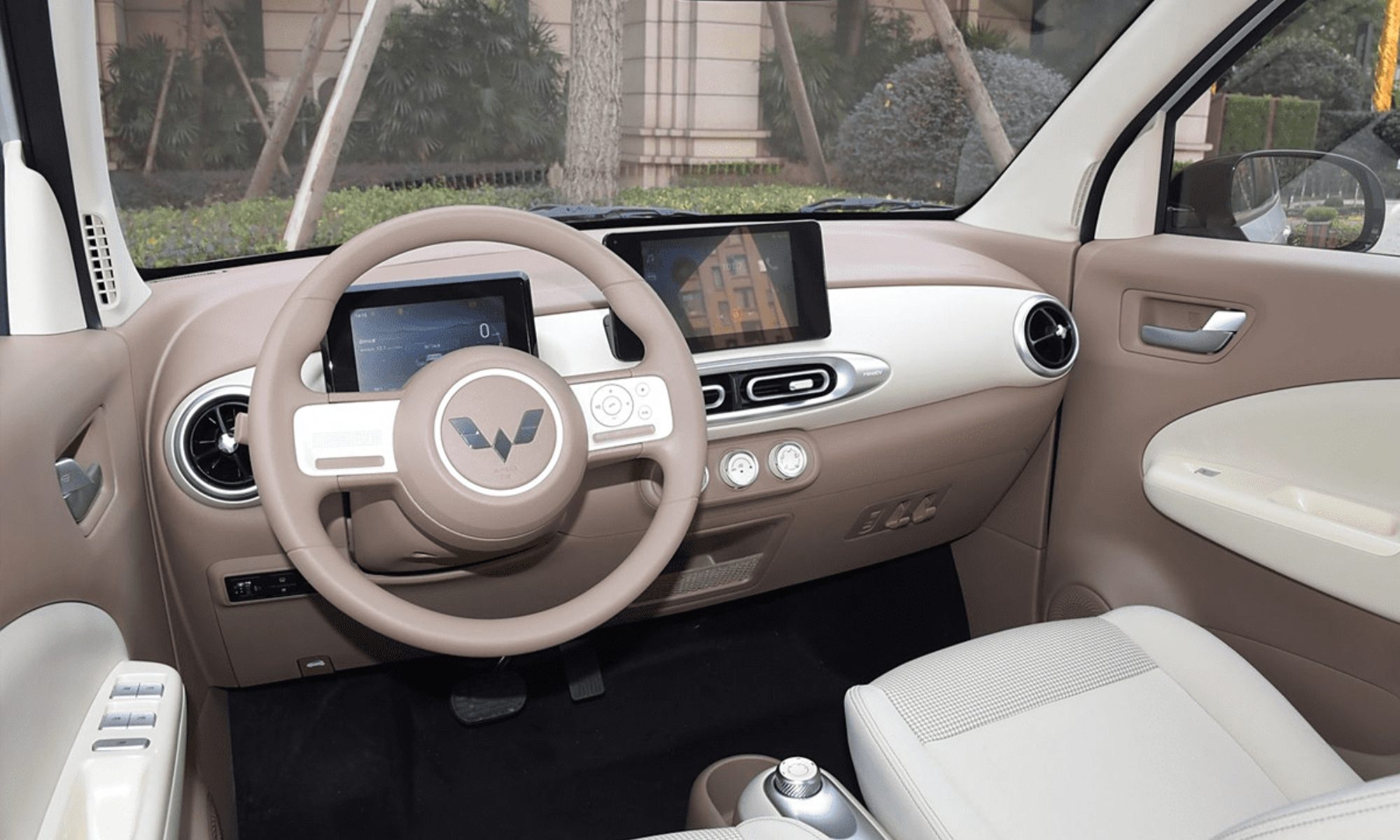 Wuling Hongguang Mini EV interiors.