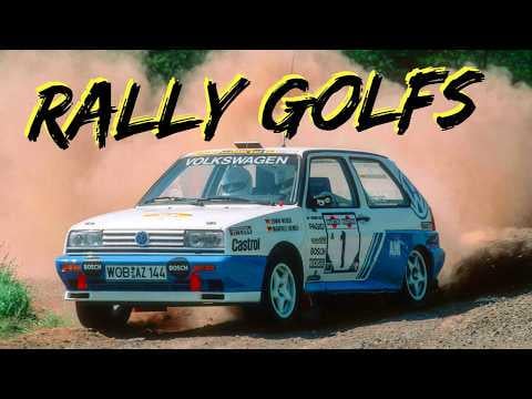 Auto da rally Volkswagen Golf | Le 6 VW Motorsport Rallye Golf