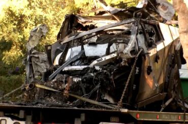 The Only Survivor in a Cybertruck Crash that Killed Three Sues Tesla, Says Door System Trapped Him in Burning Wreck