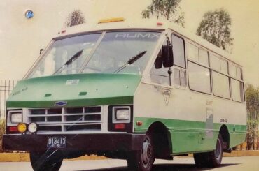 1992 Chevy “Casavan” a Mexican bus that ran on a chevy truck chassis with a 350 Motor. The official bus of Cumbia & corridos being played at max volume in a packed bus on a hot day.