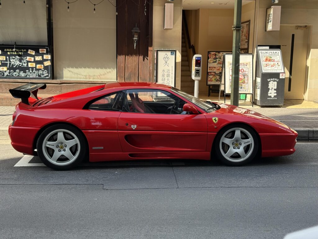 [Ferrari F355 Berlinetta] Street parked near Ginza in Tokyo