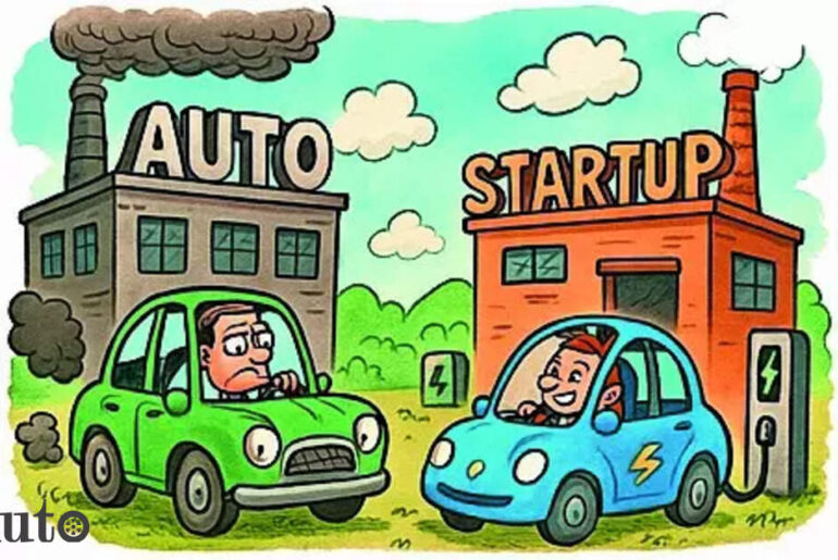 Auto Industry Faces Divide as EV Startups Thrive Amid Big Automakers' Setbacks, ETAuto