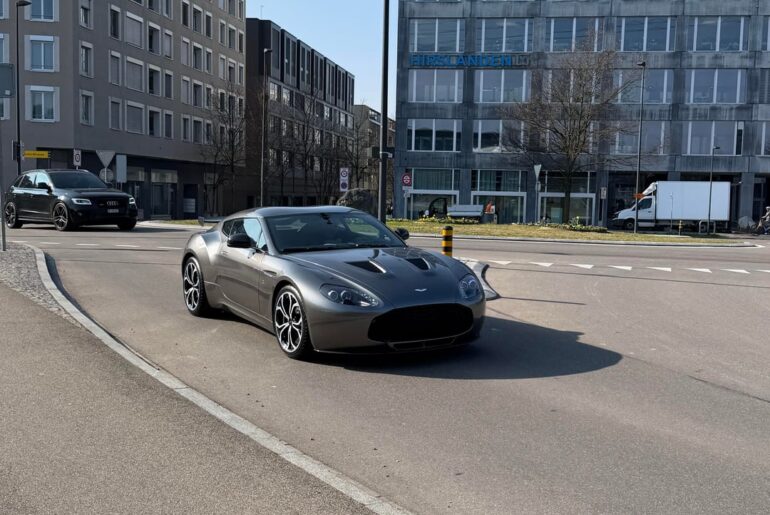 Recently saw this [Aston Martin V12 Zagato] in Zurich
