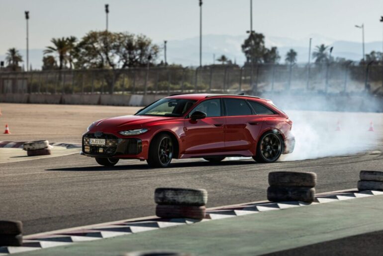 Audi RS 5 plug-in hybrid tested on Morocco roads