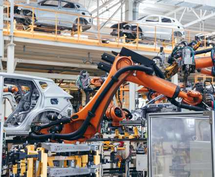 Auto manufacturing plant