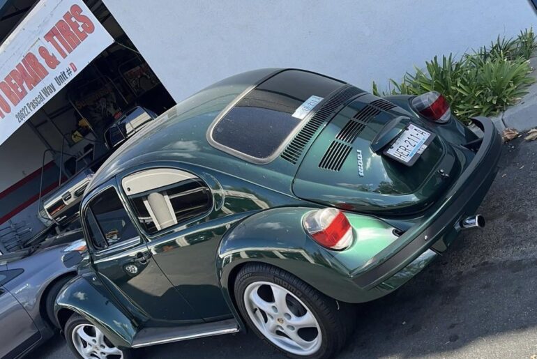 [2003 Mexico Spec Beetle 1600] Porsche twistys are a nice touch