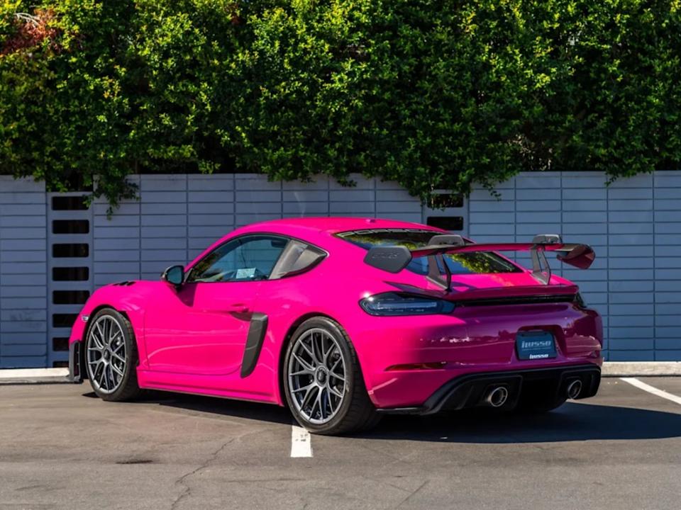 2023 Porsche 718 Cayman GT4 RS Weissach in Ruby StarBring a Trailer