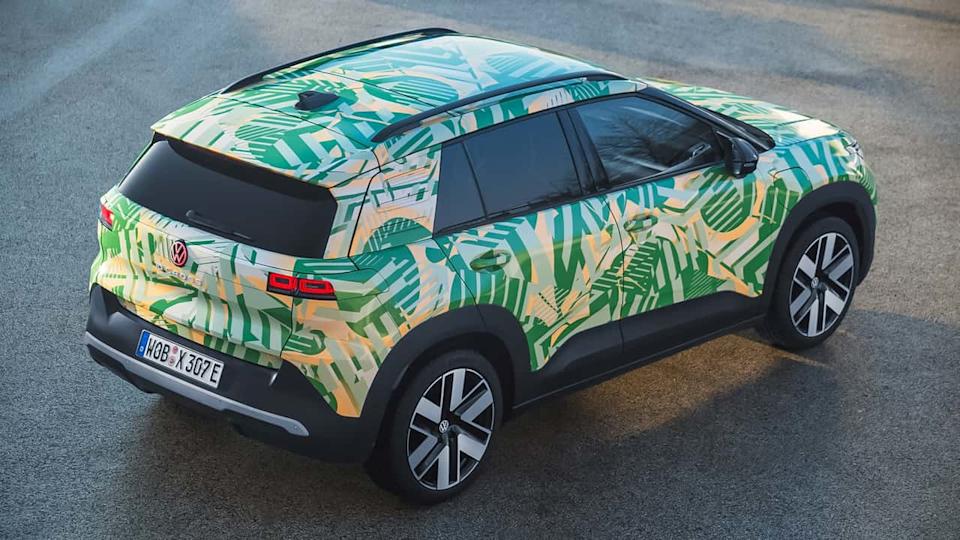 VW ID Cross series version disguised on factory pictures (2026)
