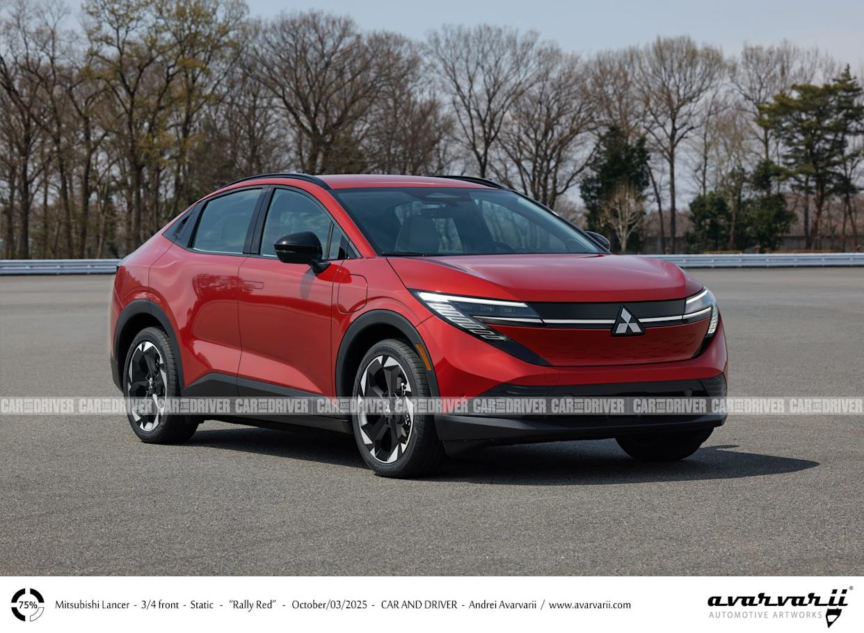 mitsubishi lancer render