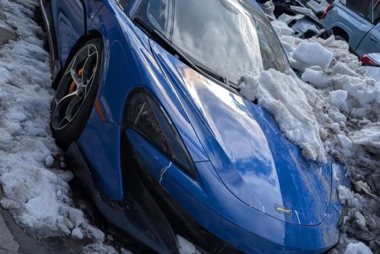 When you forget where you parked your [McLaren 600LT] 💀❄️