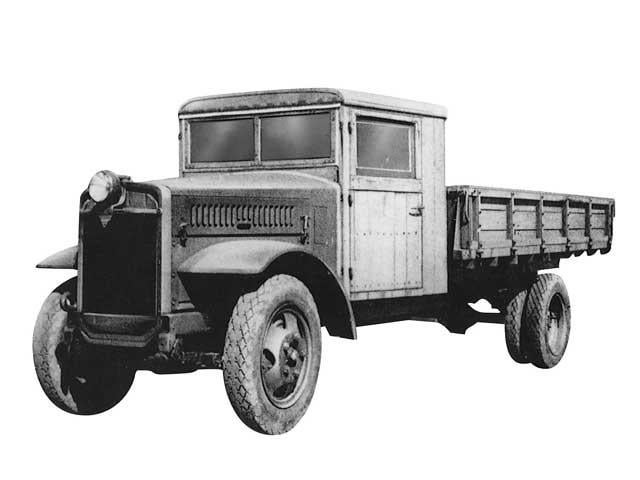 In WWII as conditions got worse for Japan, manufacturing processes were simplified. The Toyota KC truck went down to a single headlight and the front brakes were removed. More body components were made of wood as opposed to steel