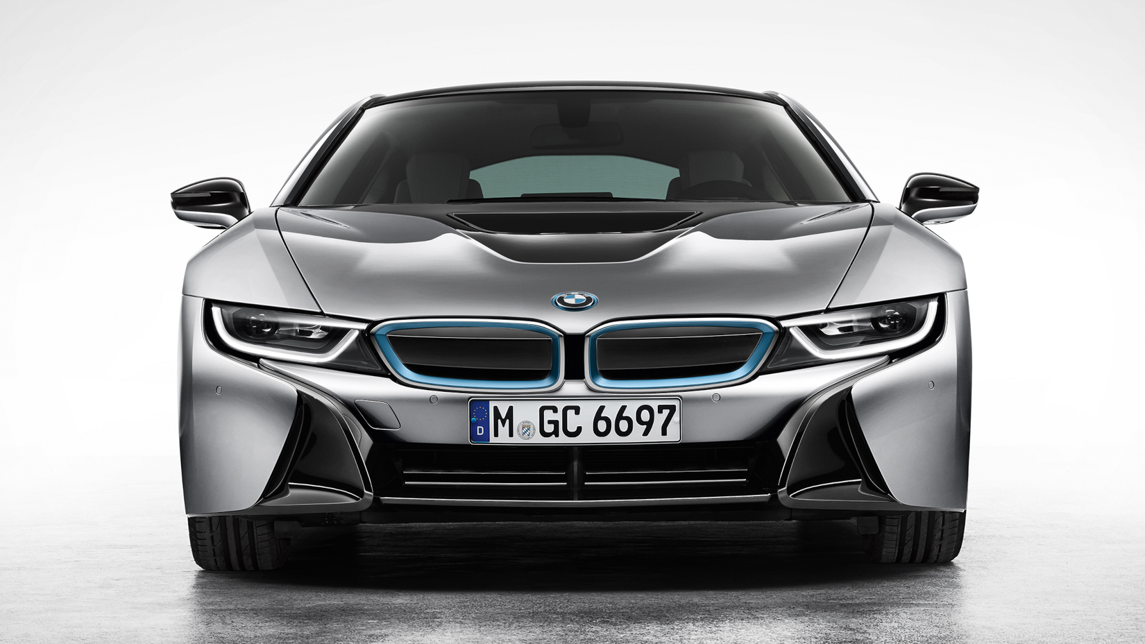 2014-2020 BMW i8 Silver Front View