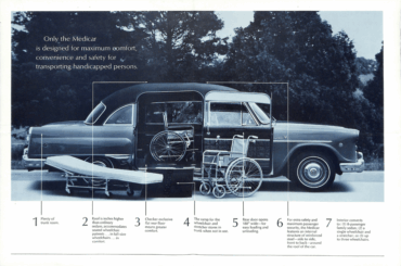 Checker Medicar (1969–1971) — Medical transport variant of the Checker Marathon