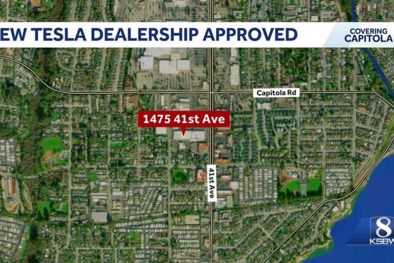 Capitola approves new Tesla dealership near coastal zone