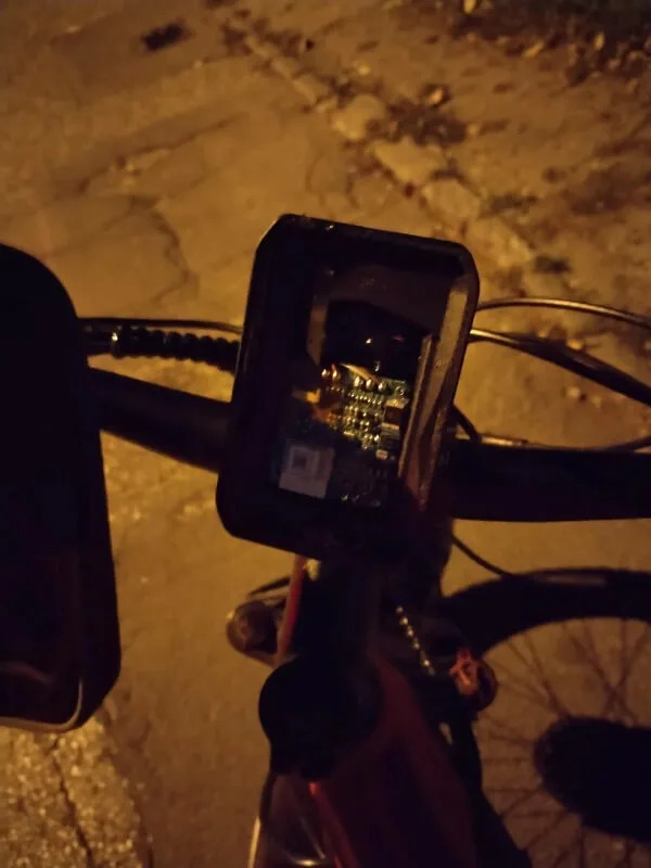 A cyclist's frustrating discovery at a bus station is sparking conversation online about vandalism, one of the challenges facing drivers of electric vehicles.